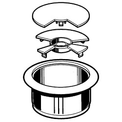 WIRE GROMMET 60MM X 25MM 6237 series
