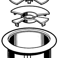 WIRE GROMMET 60MM X 25MM 6237 series