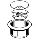 WIRE GROMMET 60MM X 25MM 6237 series WIRE GROMMET 60MM X 25MM 6237 series