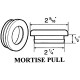 2.25 Inch MORTISE ROUND PULL 2160