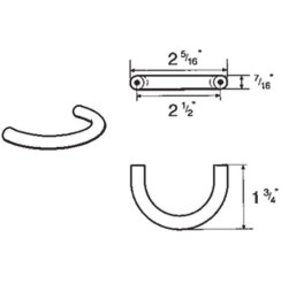 NYLON 64 m.m. HALF CIRCLE PULL 2432