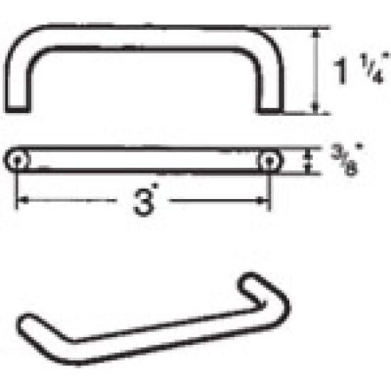 NYLON 3 Inch WIRE PULL  2515