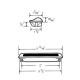 5 Inch CC JUMBO FLUSH MOUNT PULL 2879