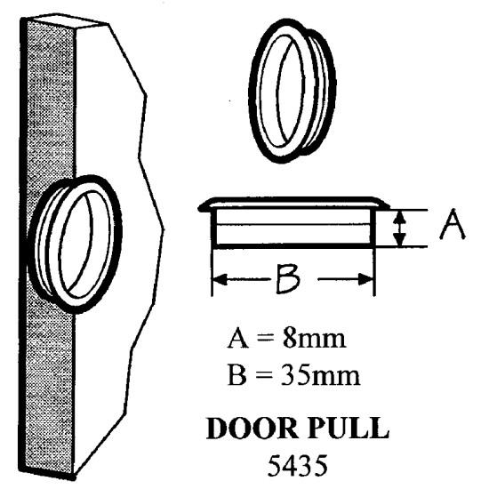 35 m.m. DOOR PULL 5435