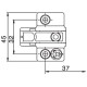 2 PIECE CAM ADJUSTABLE PLATE 0 m.m. 4.794000 2 PIECE CAM ADJUSTABLE PLATE 0 m.m. 4.794000