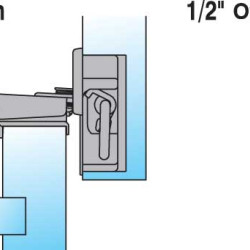 1/2" OVERLAY - including DOWELS 4.600010