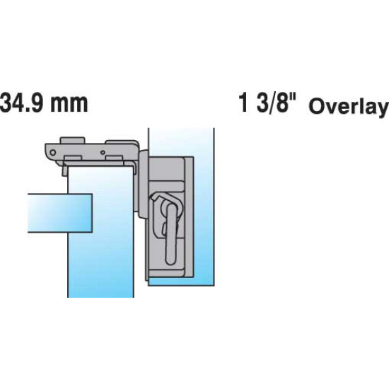 1 3/8" OVERLAY - NO DOWELS 4.600007