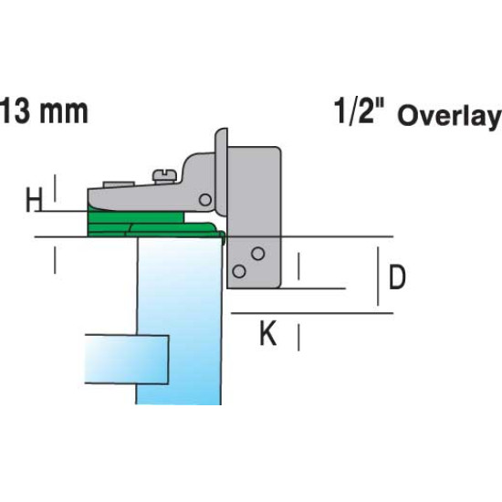 1/2" OVERLAY including DOWELS 4.620002