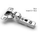 110º HEAVY DUTY SOFT CLOSE CABINET DOOR HINGE INSET SNAP 4.721018