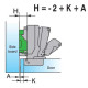 165 ANGLE OPENING SNAP HINGE including DOWELS 4.765500