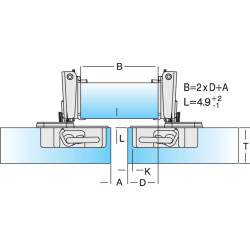 1 1/2" OVERLAY - including DOWELS 4.600016