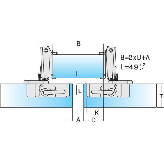 1/2" OVERLAY - including DOWELS 4.600010