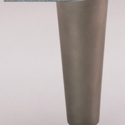 LEG TAPERED ZINC BRUSHED CHROME 1100-078