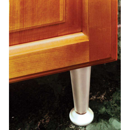 LEG TAPERED ZINC CHROME 1100-079