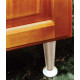 LEG TAPERED ZINC CHROME 1100-079