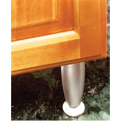 LEG COLUMN ZINC SATIN CHROME 1130-078