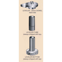 LEG LEVELER 20 m.m. DOWEL 5620-000