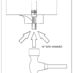 TOP 15 m.m. DOWEL LEG LEVELER 5815-000