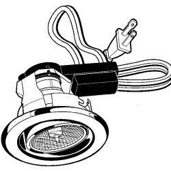 110 V SWIVEL SPOT HALOGEN or LED LIGHT 5.13560    