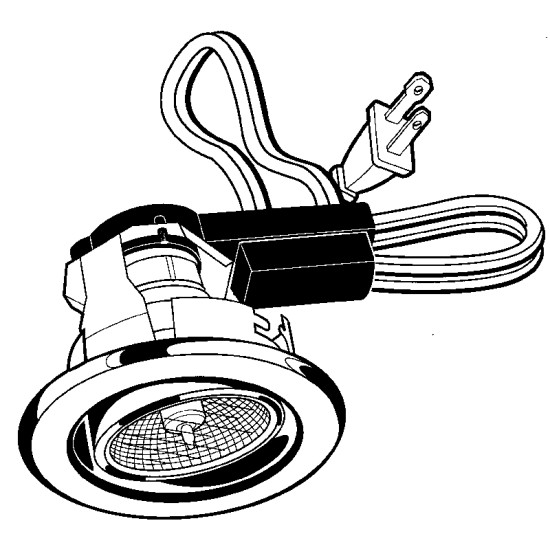 110 V SWIVEL SPOT HALOGEN or LED LIGHT 5.13560    