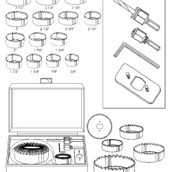 HOLE CUTTER KIT 