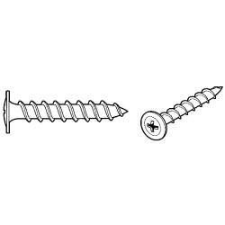 8 x 1 PHILLIPS WASHER HEAD NICKEL PLATED 1.1000
