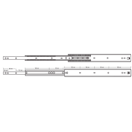 14 Inch HEAVY DUTY 250LBS RATED FULL EXTENSION 6.1400-250 14 Inch HEAVY DUTY 250LBS RATED FULL EXTENSION 6.1400-250
